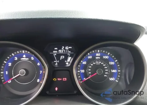 2013 Hyundai Elantra Gls z USA, uszkodzony, nr VIN 5NPDH4AE7DH410640